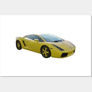 Lamborghini - Yellow - Exotic Cars Posters and Art